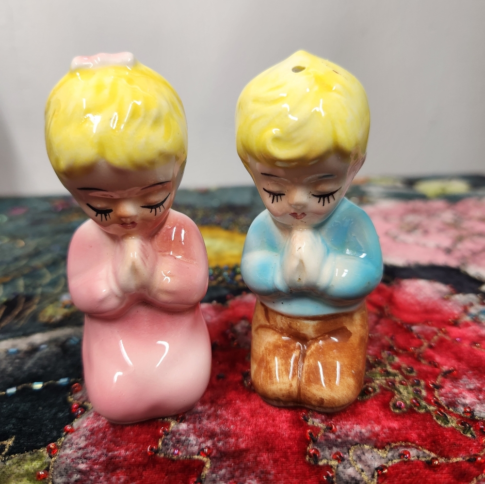 Vintage Child Salt and Pepper Shaker Set